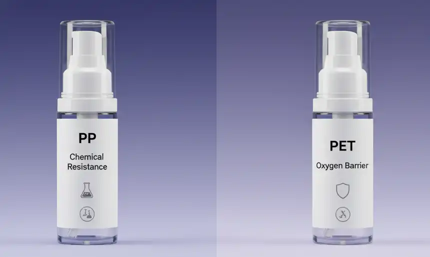 PP vs. PET vs. PETG: Material Performance in Plastic Airless Bottles